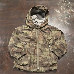 GAP Baby Boy Windbreaker Light Jacket Camouflage 18-24 Months
